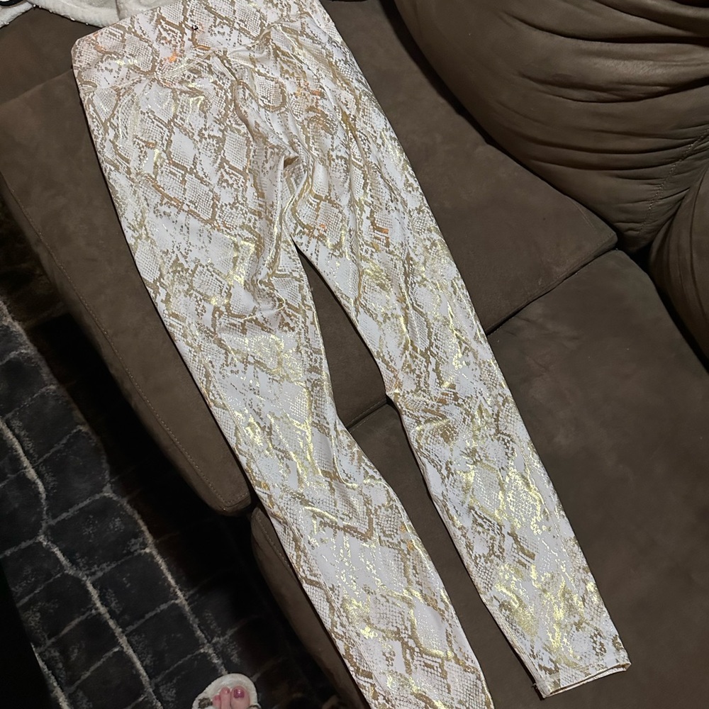 Fabletics snakeskin leggings